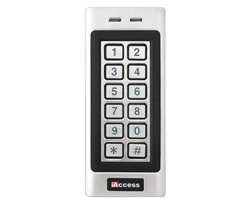 Try the iAccess W1-K access control, external vandal-proof system.